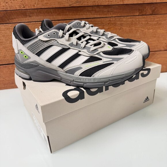 Adidas SPIRITAIN 2000 Athletic Sneakers Shoes Mens Sz 11 Core Black/Grey ID5410 - Picture 2 of 9
